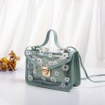 Sac Fleuri Marguerite Vert